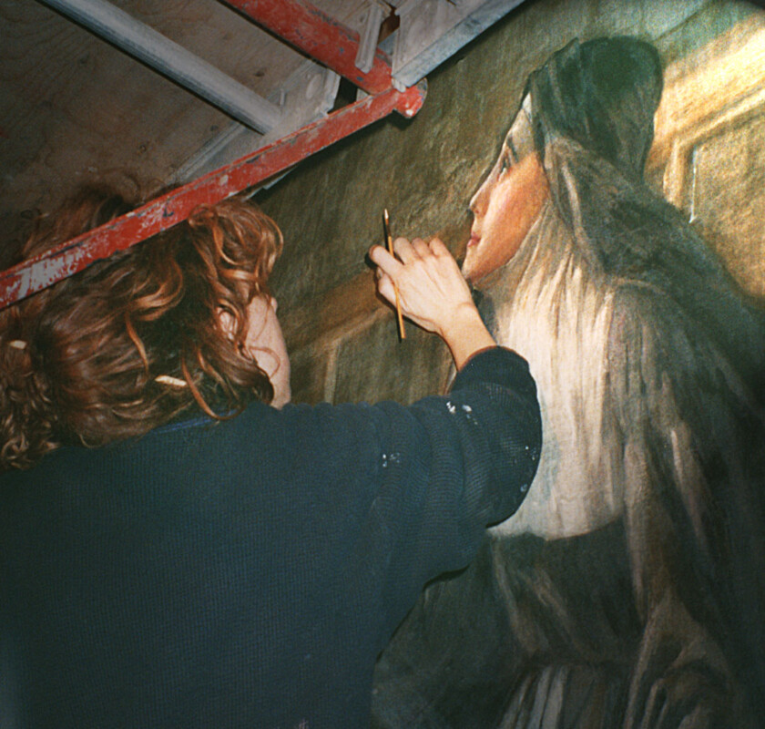 Annick Fleury - Conception et réalisation artistique, Restauration de peinture