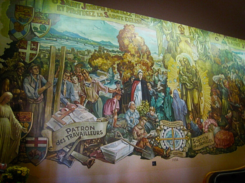Annick Fleury - Restauration de peinture décorative, Oratoire St-Joseph, Legris Conservation